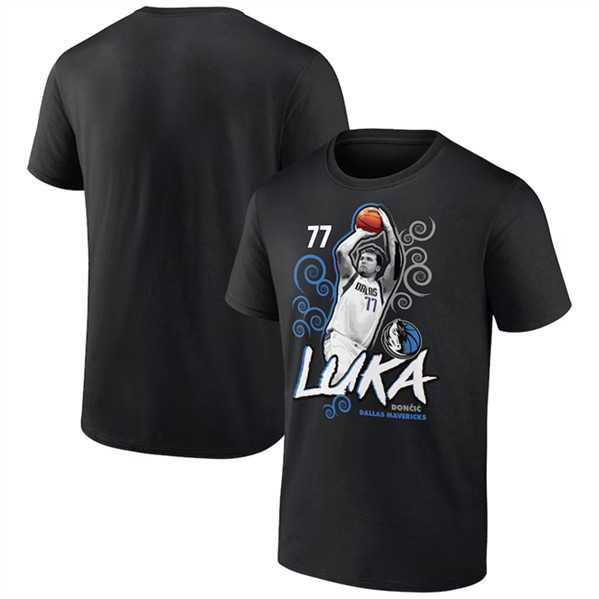 Men's Dallas Mavericks Black Luka Doncic Competitor T-Shirt,We sell and wholesale Men's Dallas Mavericks Black Luka Doncic Competitor T-Shirt on line form chian!